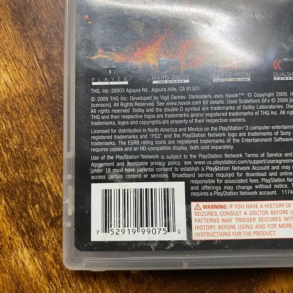 Darksiders (Sony PlayStation 3, 2010)